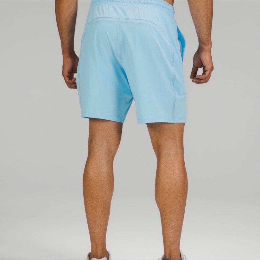 Lululemon Pace Breaker Lined Short 7” Blue Chill